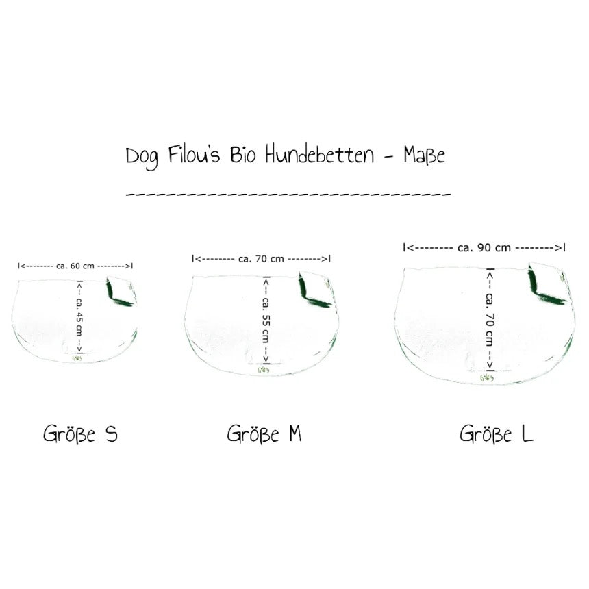 Hundekissen halboval